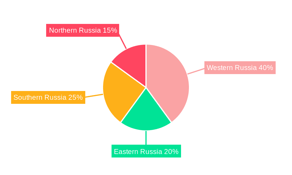 Russia Automotive Composites Market Market Share by Region - Global Geographic Distribution