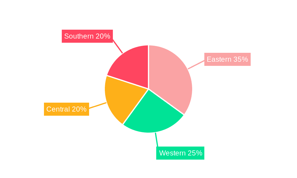 Saudi Arabia Yacht Charter Market Market Share by Region - Global Geographic Distribution