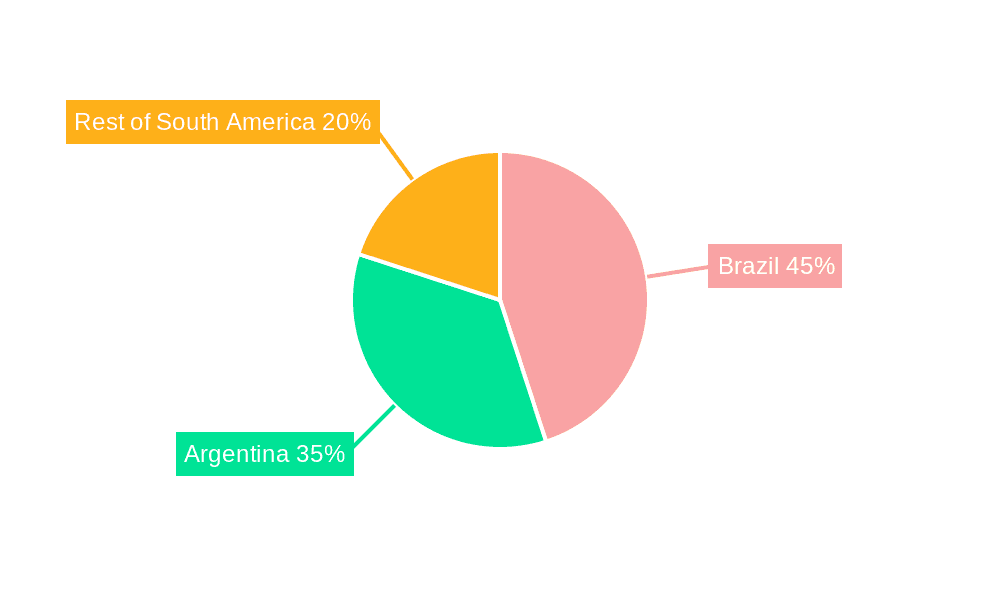 South America Forage Seed Market Market Share by Region - Global Geographic Distribution