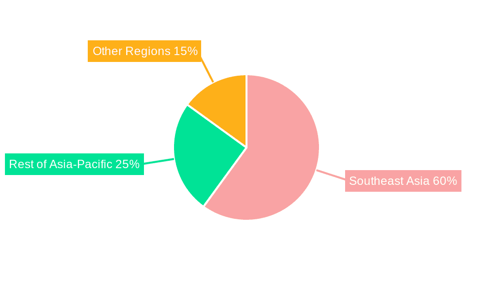 Southeast Asia Hydropower Market Market Share by Region - Global Geographic Distribution