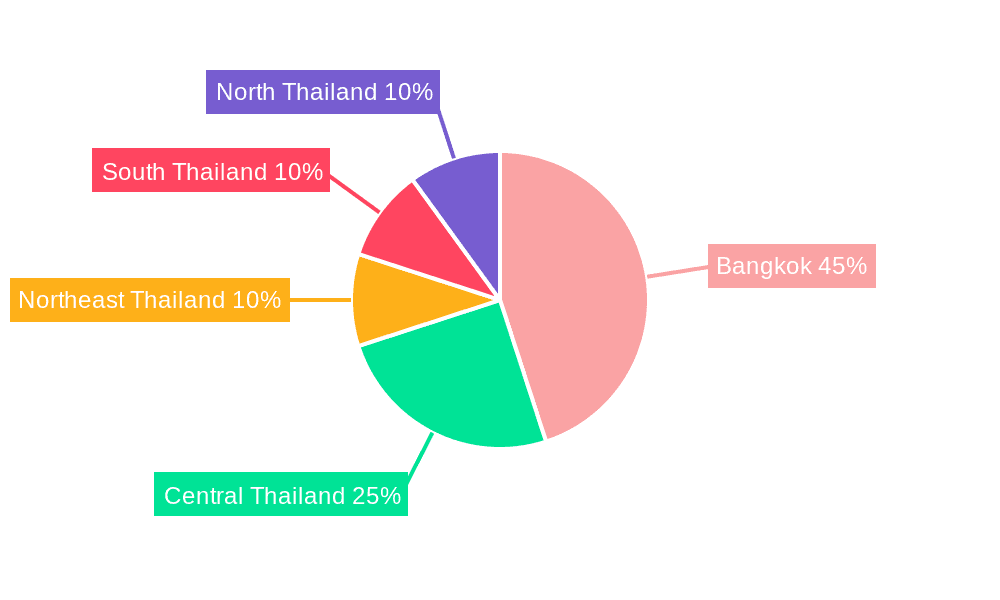 Thailand CEP Industry Market Share by Region - Global Geographic Distribution