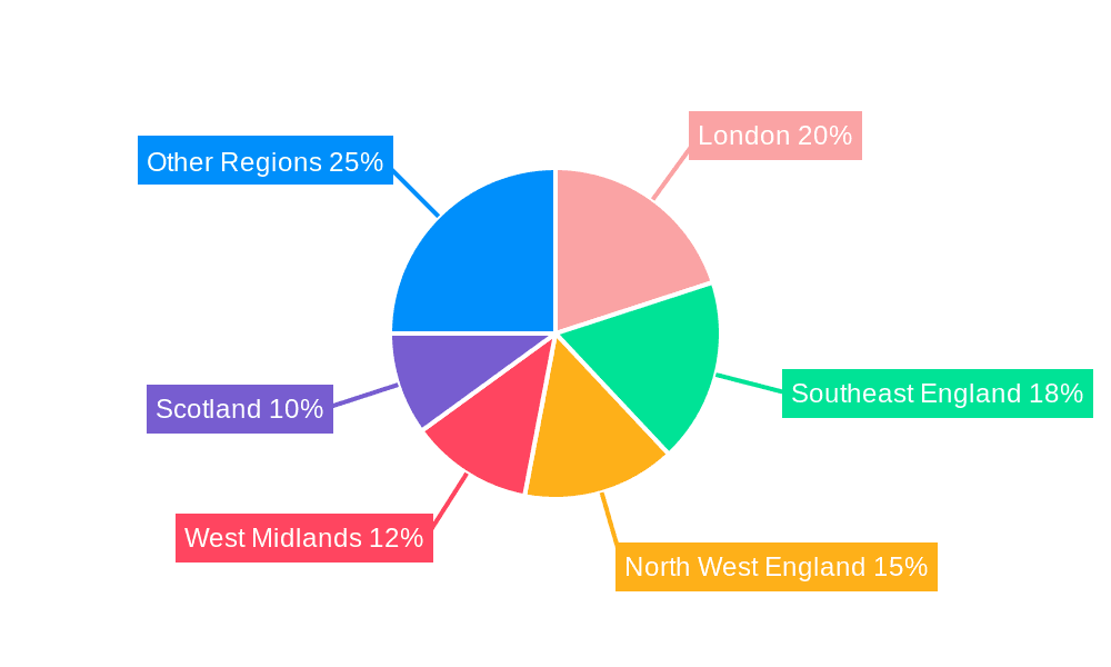 UK Automotive Engine Oils Market Market Share by Region - Global Geographic Distribution