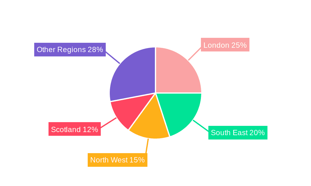 UK B2B Fixed Connectivity Market Market Share by Region - Global Geographic Distribution