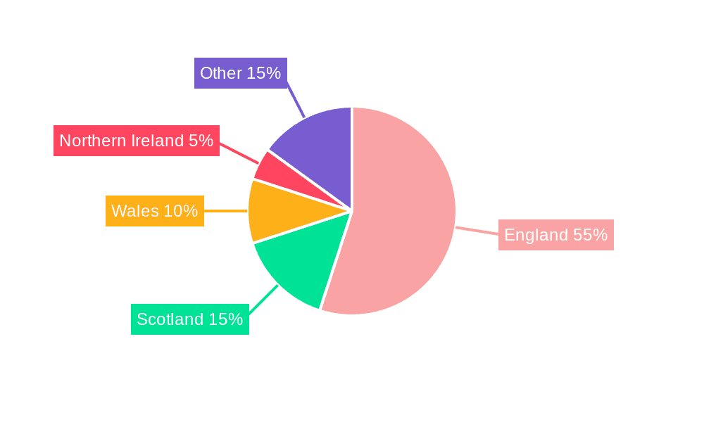 United Kingdom Freight and Logistics Market Market Share by Region - Global Geographic Distribution