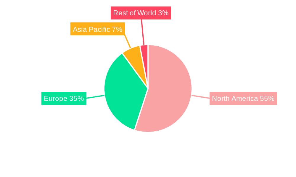 United States and European Fiber Optic Cable Market Market Share by Region - Global Geographic Distribution