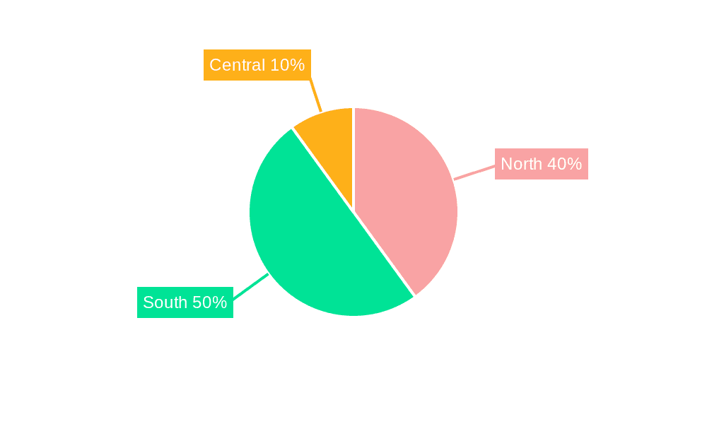 Vietnam Air Compressor Market Market Share by Region - Global Geographic Distribution